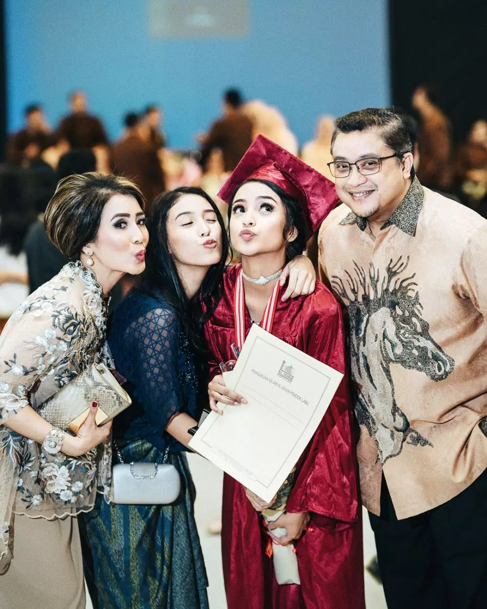 Aktor laga Tanah Air & putrinya Instagram   Aktor laga Tanah Air & putrinya Instagram