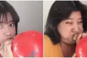 13 Aksi lucu cewek cantik bongkar beda di foto & realita, nampol