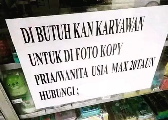 pengumuman unfaedah bikin nyesel baca Istimewa