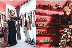 6 Potret walk in closet Marshanda, koleksinya bikin melongo