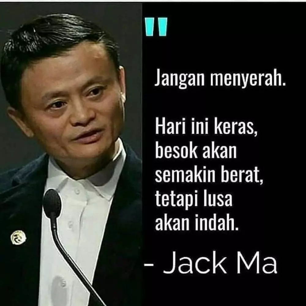 motivasi bijak Jack Ma instagram  motivasi bijak Jack Ma instagram