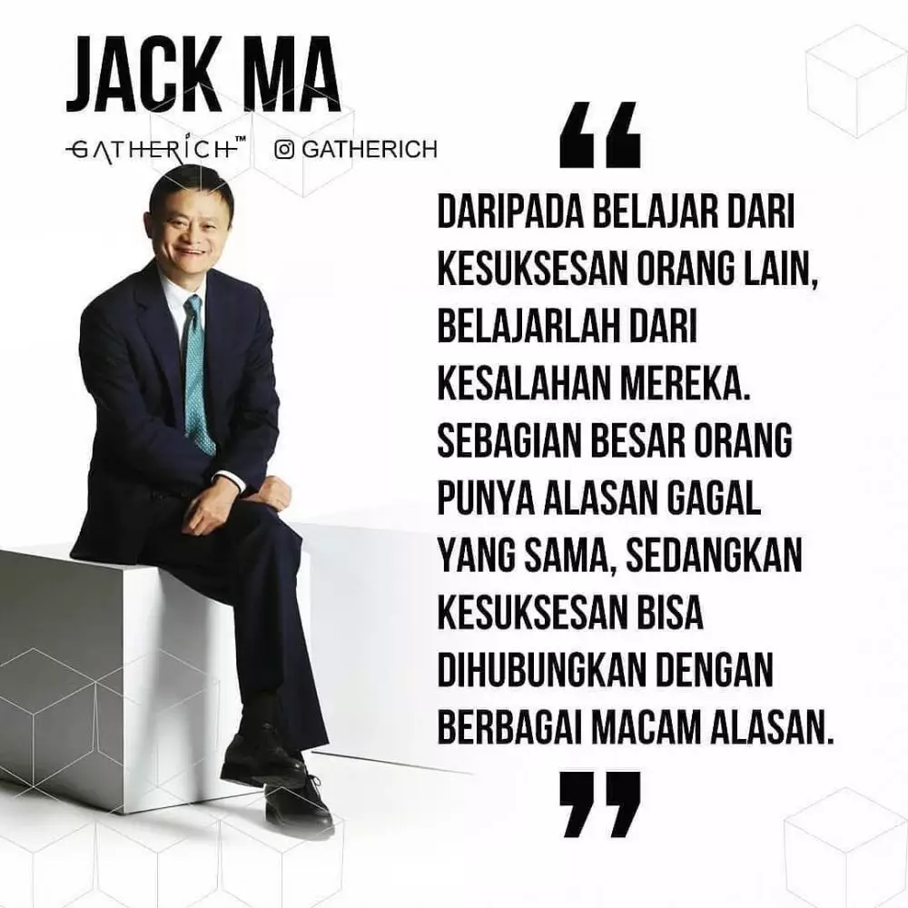 motivasi bijak Jack Ma instagram  motivasi bijak Jack Ma instagram