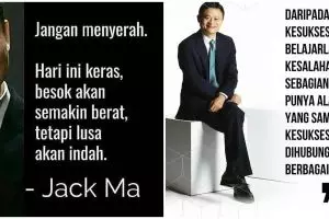 40 Kata-kata motivasi bijak Jack Ma, penuh makna & inspiratif