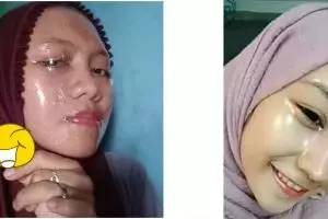 Tutorial nyeleneh cara bikin wajah glowing ini bikin ngakak