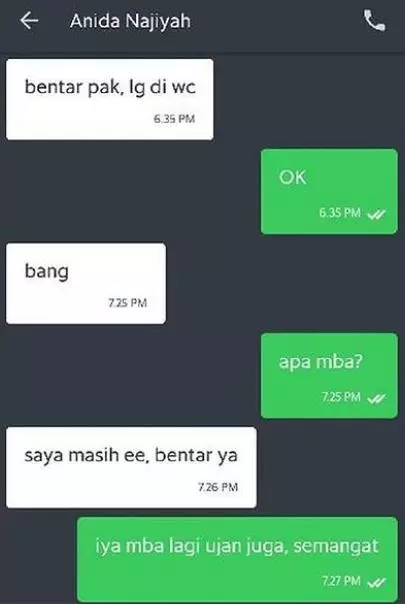 driver ojek suruh nunggu penumpang  Istimewa driver ojek suruh nunggu penumpang  Istimewa