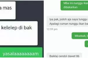 8 Chat lucu penumpang nyuruh ojek online nunggu, bikin nyengir