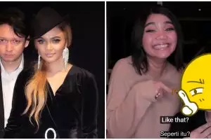 7 Potret Rina Nose dandani suami jadi Lucinta Luna, bikin melongo