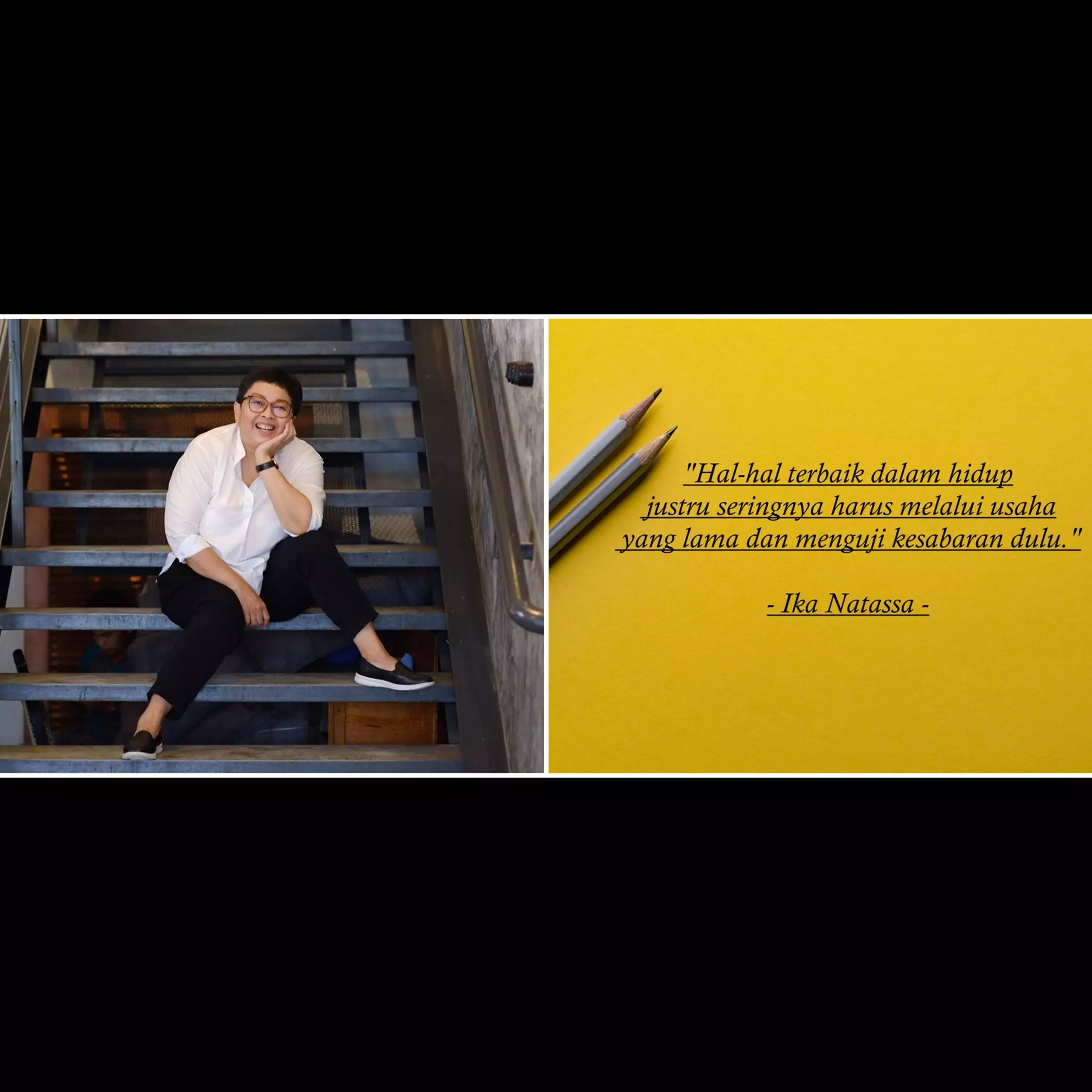 40 Kata-kata quote bijak Ika Natassa, tegas dan penuh makna