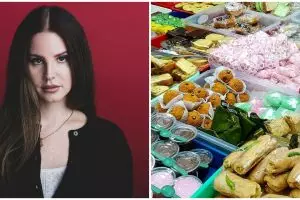 10 Cocoklogi kostum Lana Del Rey & jajanan pasar, bikin senyum