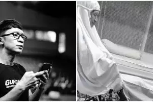 4 Momen haru Aming mengenang kepergian Ade Irawan