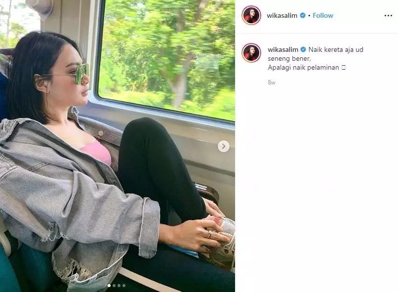 Gombalan ala Wika Salim  Instagram 