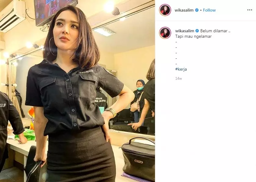 Gombalan ala Wika Salim  Instagram 