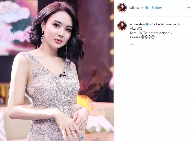 Gombalan ala Wika Salim  Instagram 