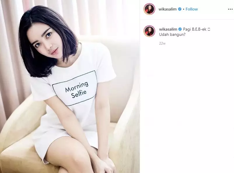 Gombalan ala Wika Salim  Instagram 