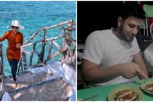 10 Momen liburan Irish Bella di Makassar, tiba di Titik Nol