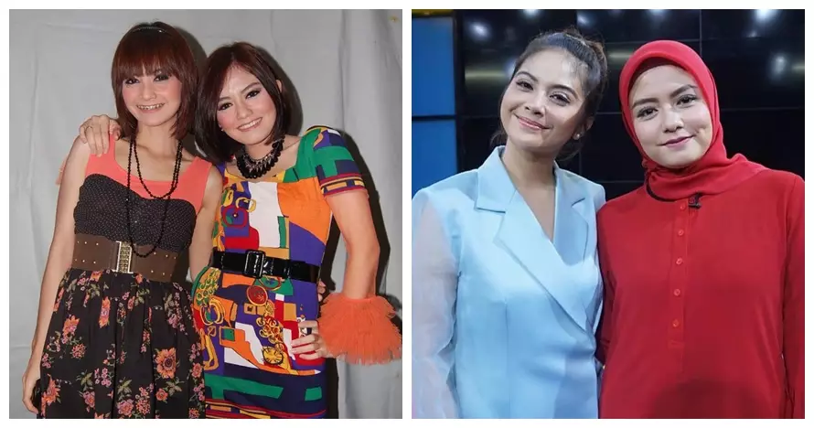 Penampilan dulu vs kini penyanyi duo Tanah Air Instagram 