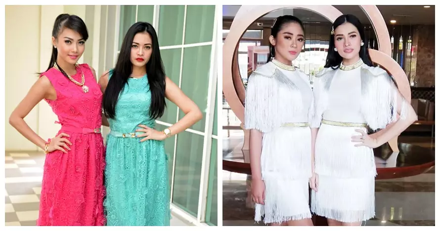 Penampilan dulu vs kini penyanyi duo Tanah Air Instagram 