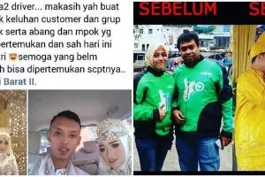 7 Momen driver ojek online temukan belahan jiwa, bak kisah FTV