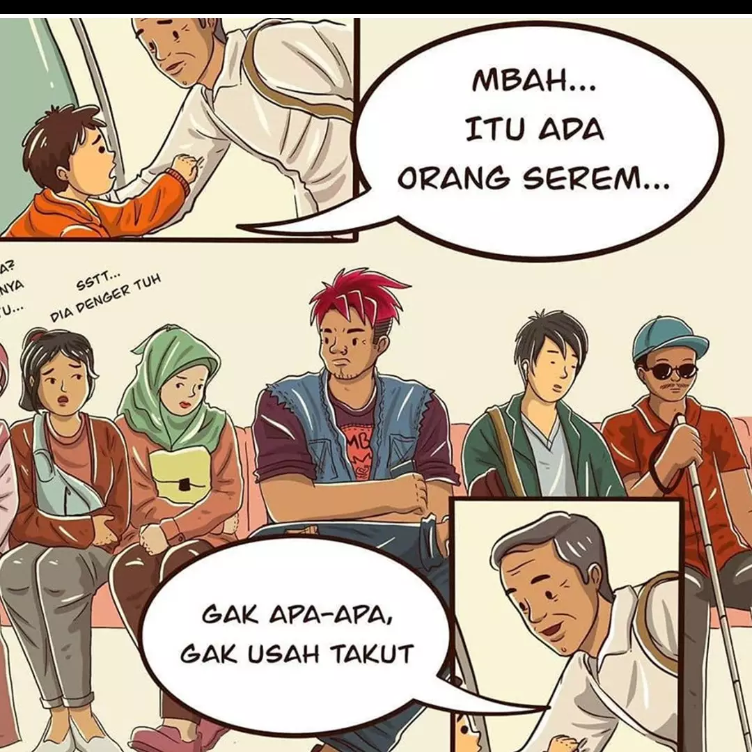 Jokowi unggah 10 ilustrasi, jangan nilai orang dari penampilan