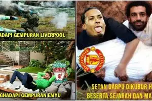 10 Meme lucu usai Liverpool hajar Manchester United, bikin ngakak