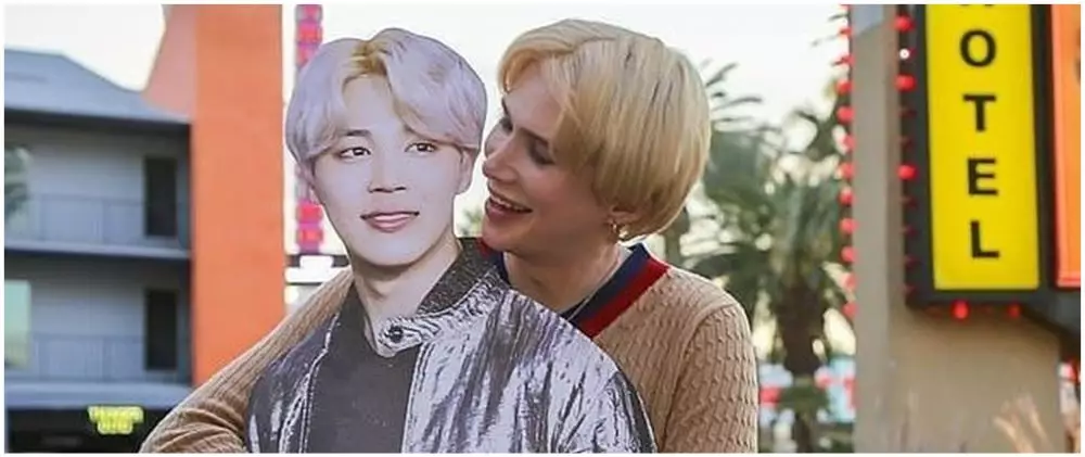 Oli London ingin mirip Jimin BTS Instagram Oli London ingin mirip Jimin BTS Instagram