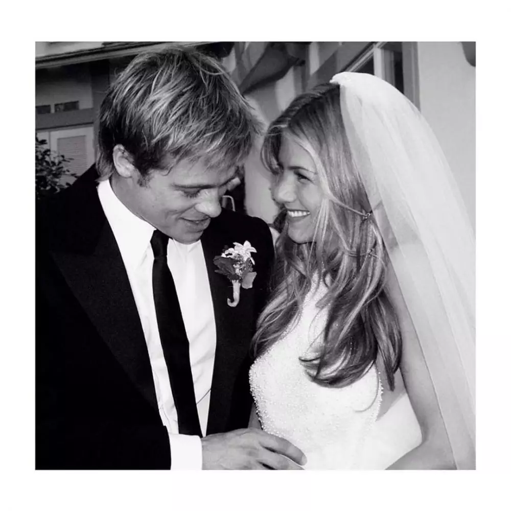 perjalanan cinta Brad Pitt dan Jennifer Aniston Instagram