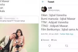 10 Cuitan lucu Vanesha nggak main di Teman Tapi Menikah 2