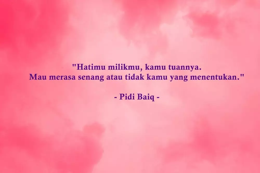 Kata-kata Pidi Baiq © 2020 brilio.net