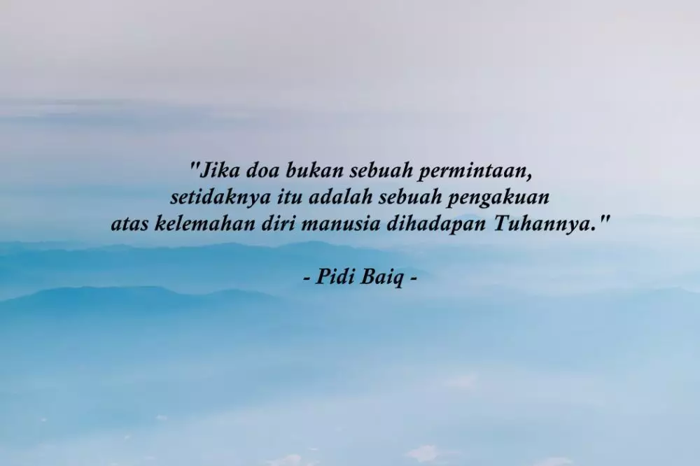 Kata-kata Pidi Baiq © 2020 brilio.net