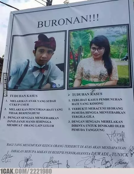 spanduk absurd bikin geleng kepala © 2020 1cak.com