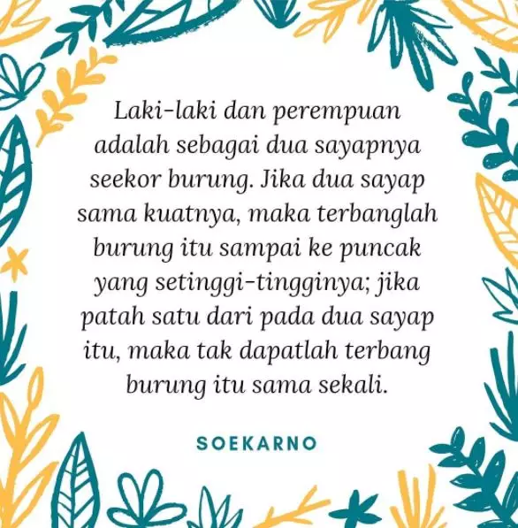 Kata-kata quote bijak Bung Karno © berbagai sumber Kata-kata quote bijak Bung Karno © berbagai sumber