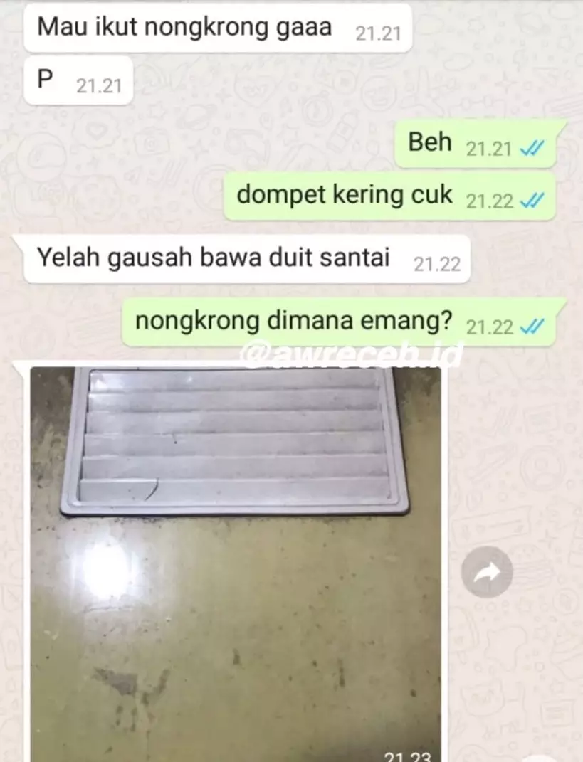 chat WA lucu teman sekelas bikin susah nahan tawa © 2020 instagram.com