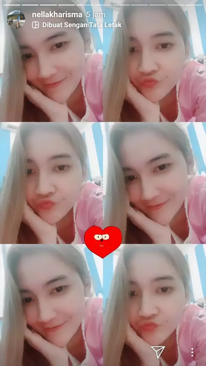 Nella Kharisma habis mandi  Instagram 