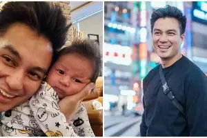 Pamer foto masa kecil, paras Baim Wong mirip banget sang anak