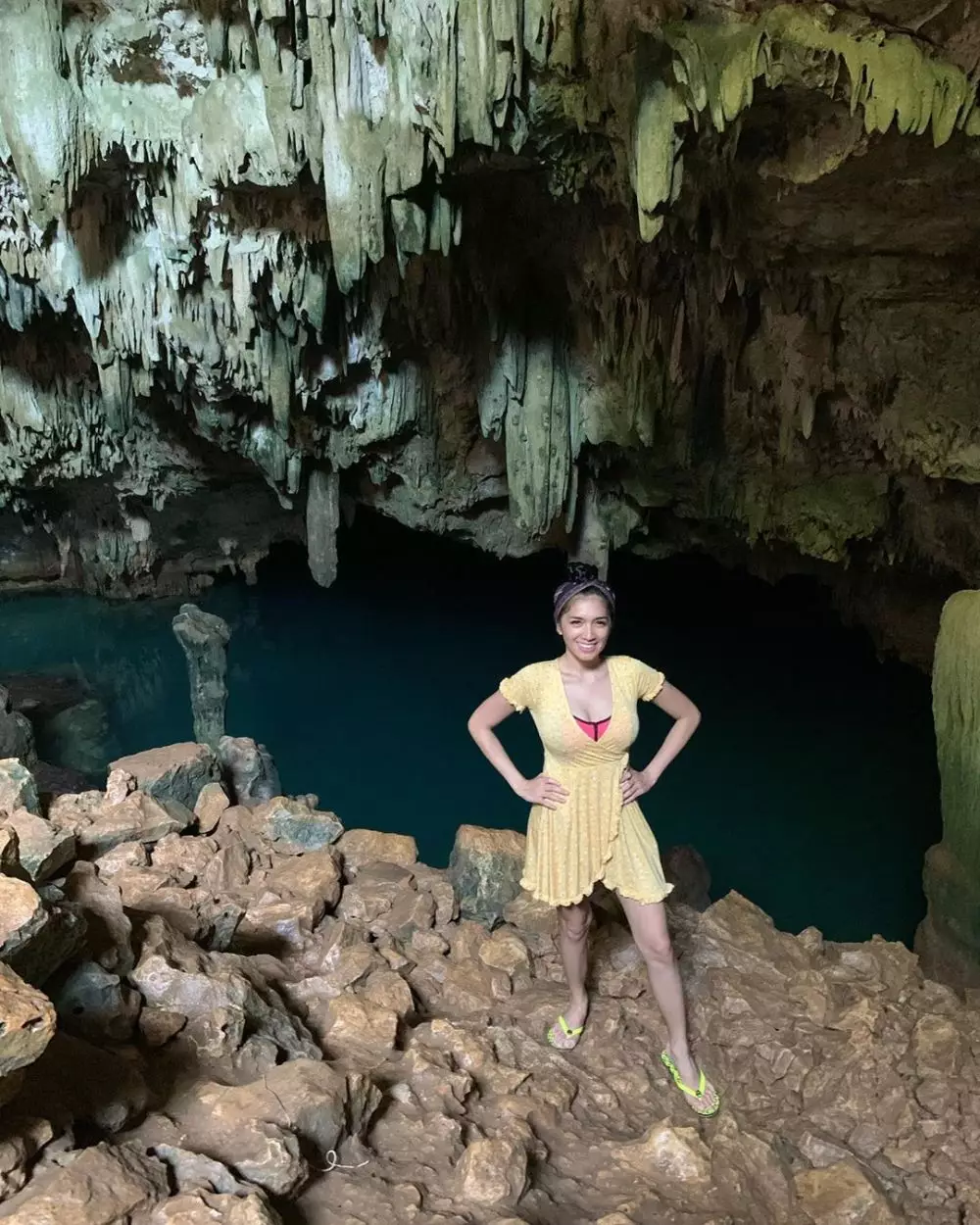 Angel Karamoy di Labuan Bajo  Instagram 