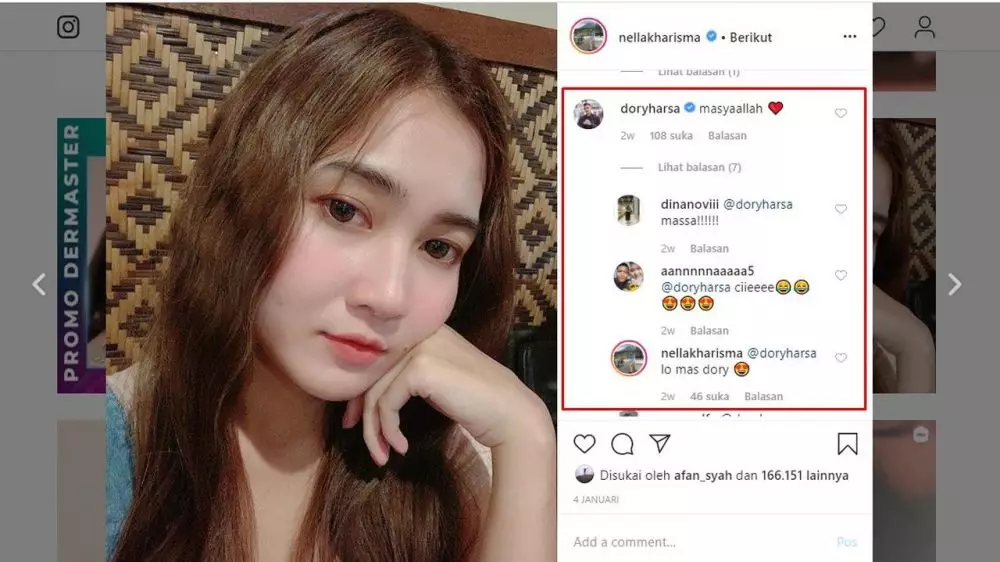 Gombalan Dory untuk Nella  Instagram  Gombalan Dory untuk Nella  Instagram