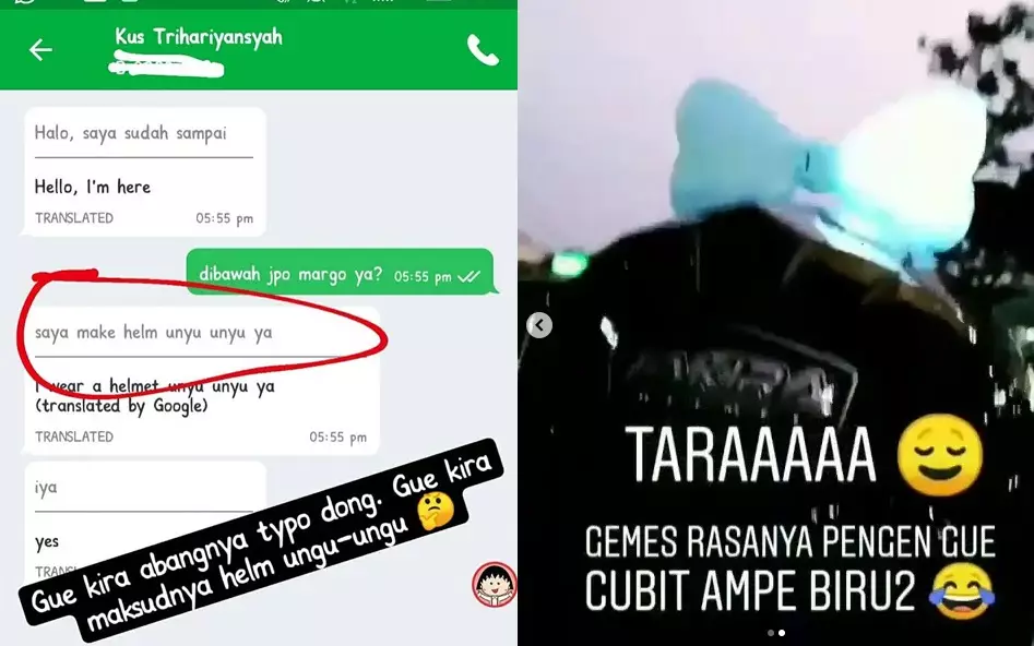 hiasan helm driver ojek online lucu © berbagai sumber