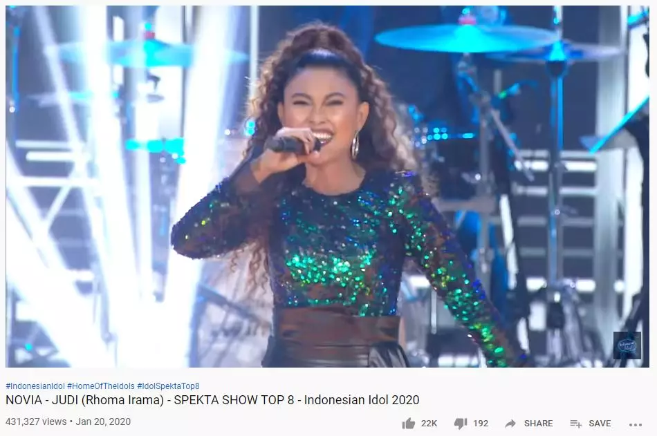 momen trending Indonesian idol 2020 YouTube