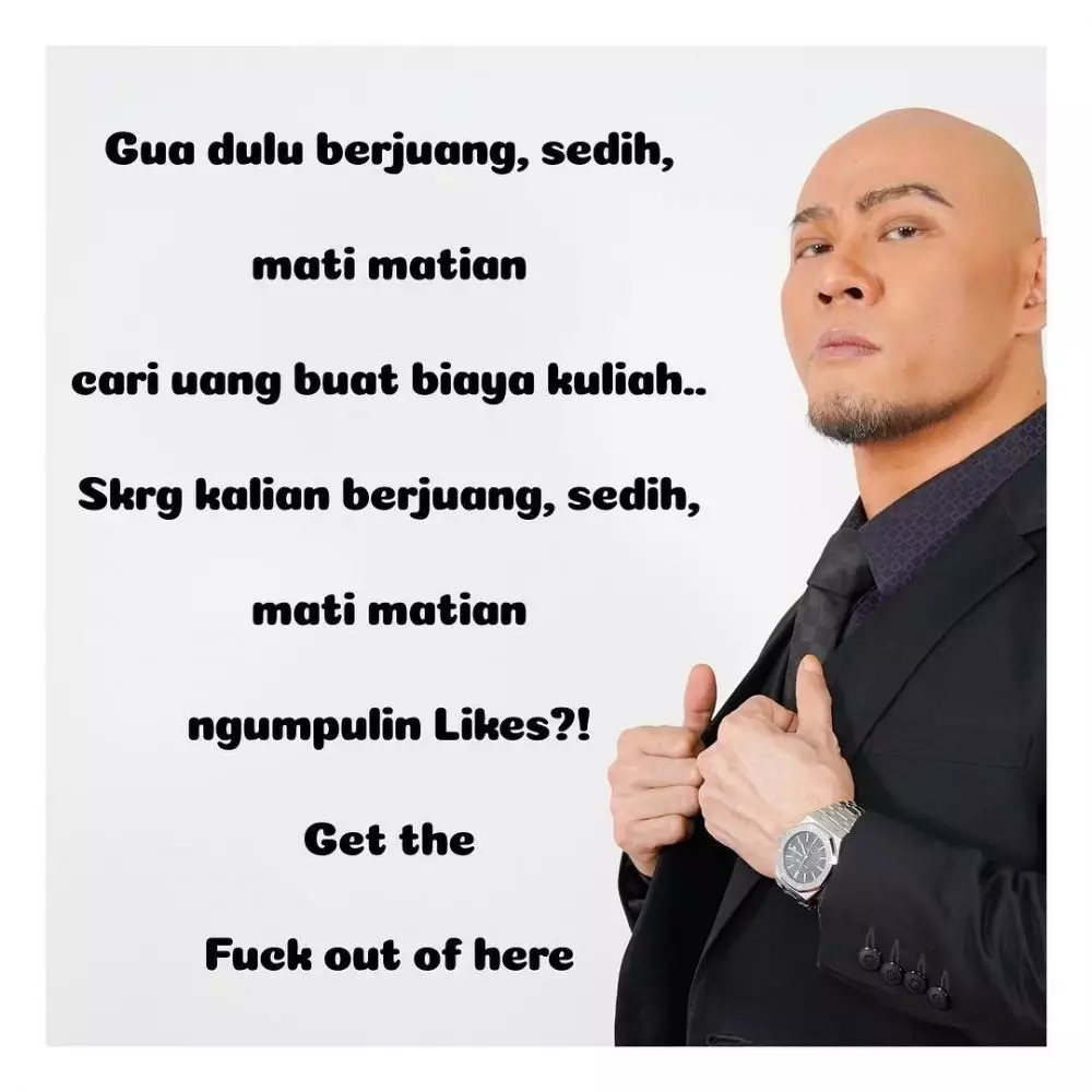 kata bijak Deddy Corbuzier instagram 