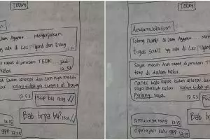 Umumkan tugas dari chat WA guru, cara siswa ini kocak abis