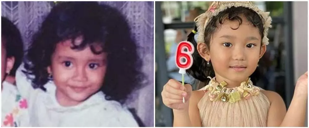Masa kecil Ayu Ting Ting mirip Bilqis Instagram 