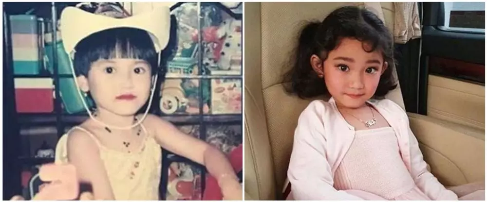Masa kecil Ayu Ting Ting mirip Bilqis Instagram 