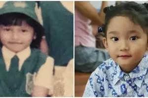 8 Potret bukti masa kecil Ayu Ting Ting mirip Bilqis