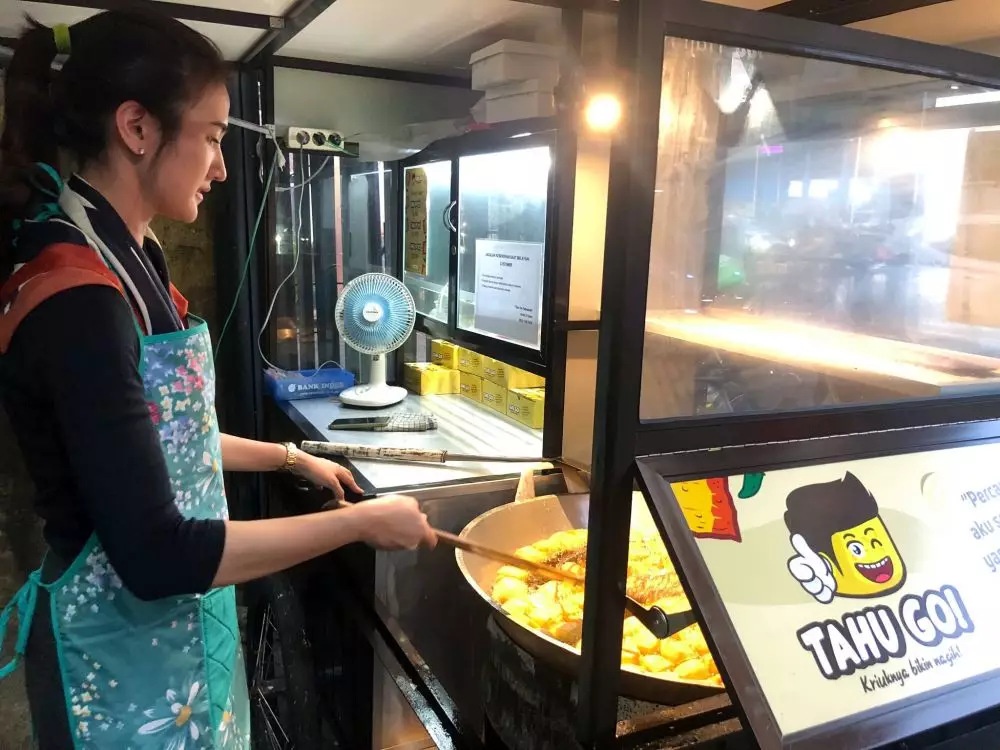 penjual tahu go viral fatmawati © berbagai sumber