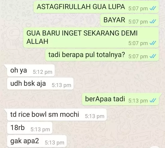chat WA keakraban pembeli & pedagang berbagai sumber