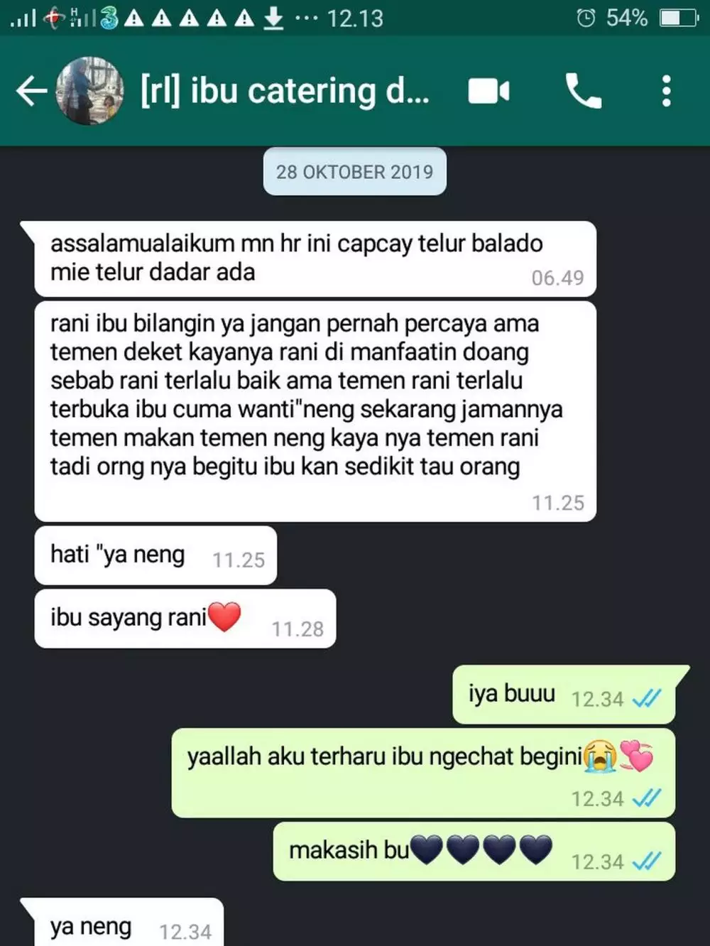 chat WA keakraban pembeli & pedagang berbagai sumber