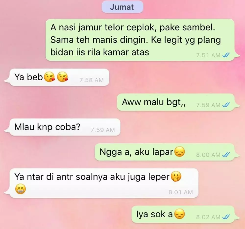chat WA keakraban pembeli & pedagang berbagai sumber