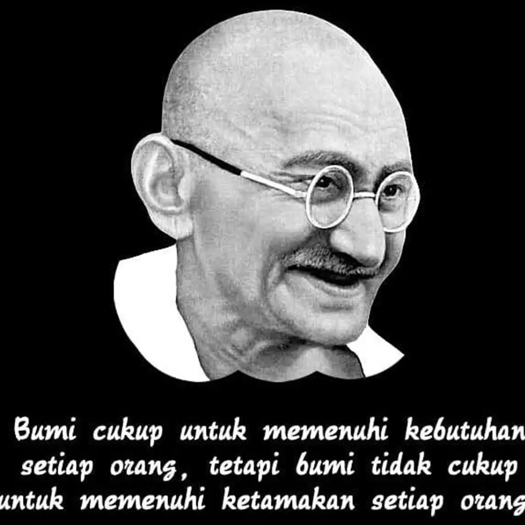 40 Kata-kata quote bijak Mahatma Gandhi tentang kehidupan