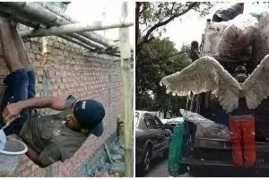 10 Cara nyeleneh orang waktu bekerja ini bikin geleng kepala