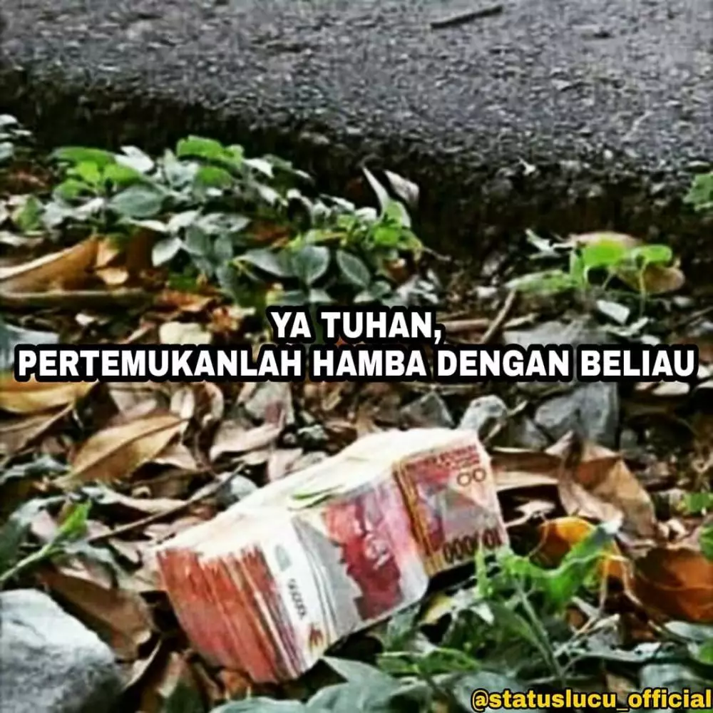 meme lucu soal duit mengundang senyum © 2020 instagram.com